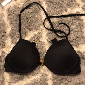 Black vs strap bathing suit